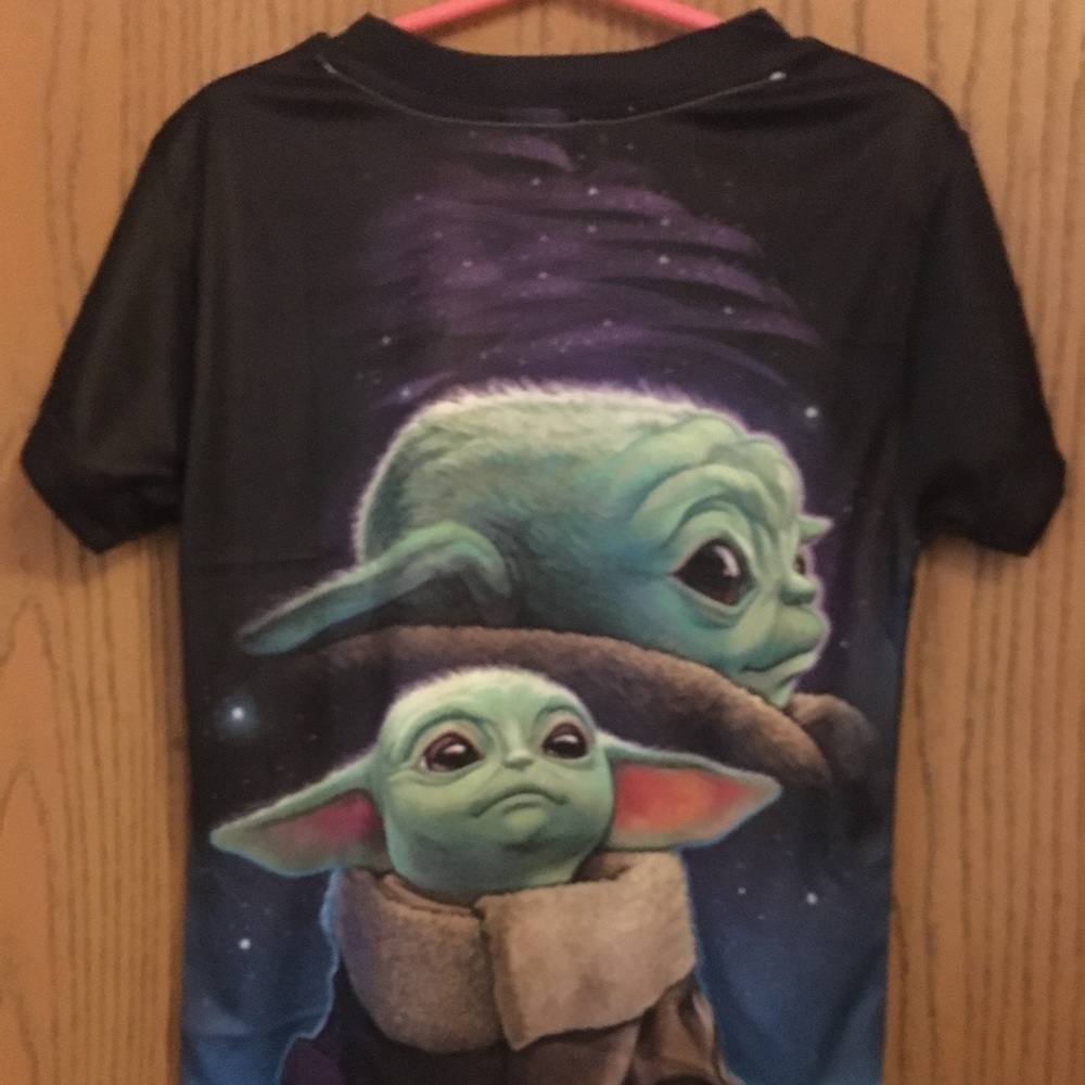 UNBRANDED Star Wars baby yoda shirt size 120cm(6t)   A-30